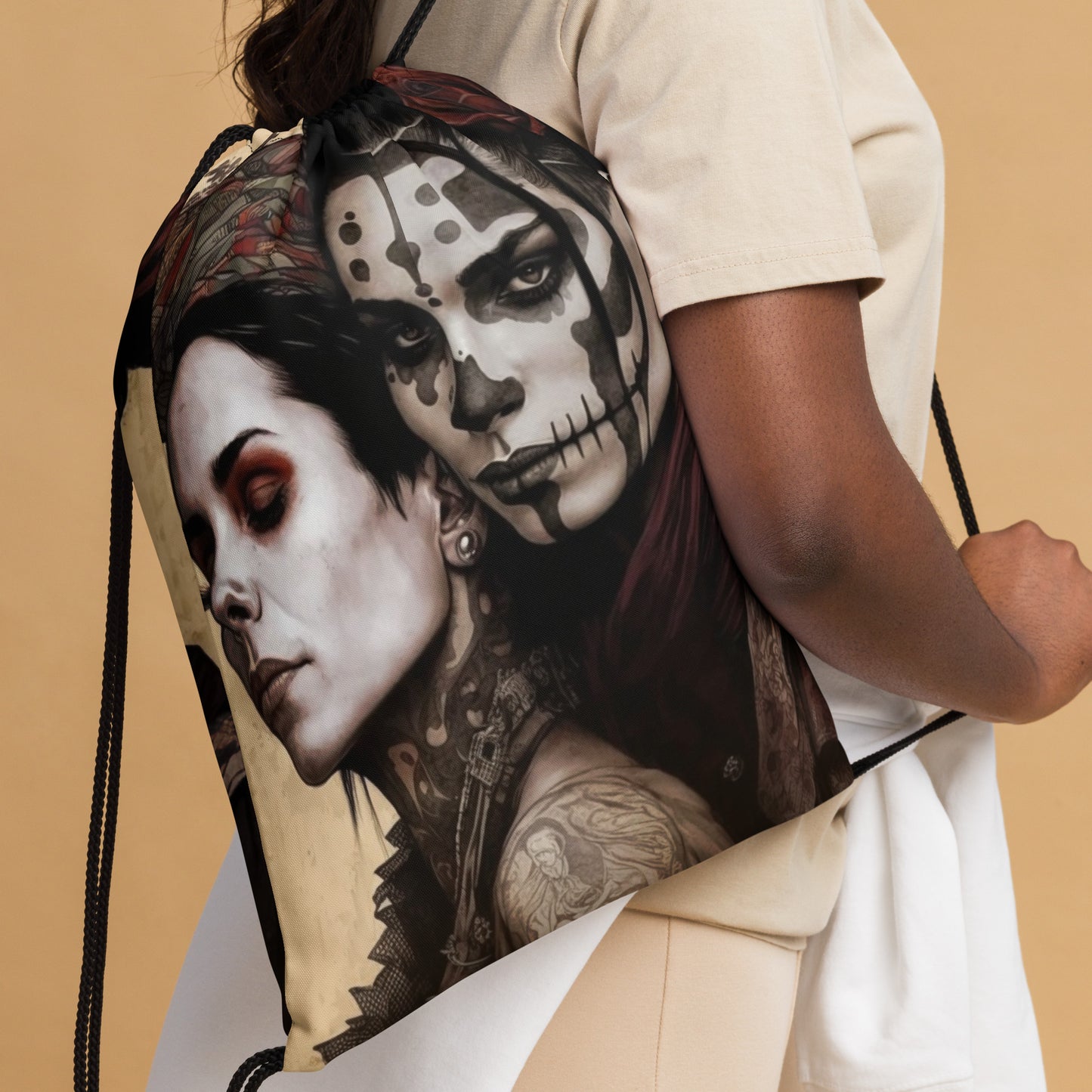 Esmeralda Drawstring Backpack Six