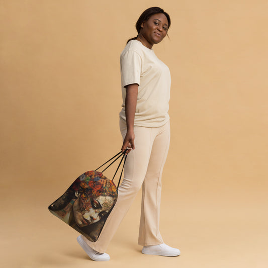 Esmeralda Drawstring Backpack One