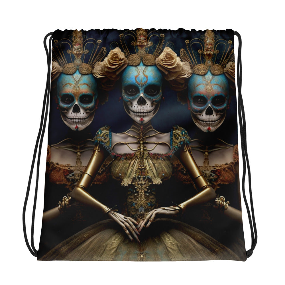 Esmeralda Drawstring Backpack Four