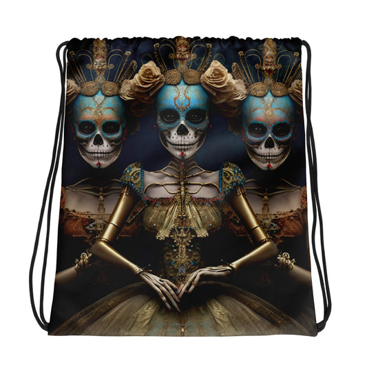 Esmeralda Drawstring Backpack Four