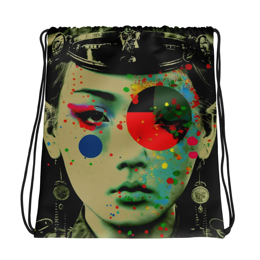 Esmeralda Drawstring Backpack Seven