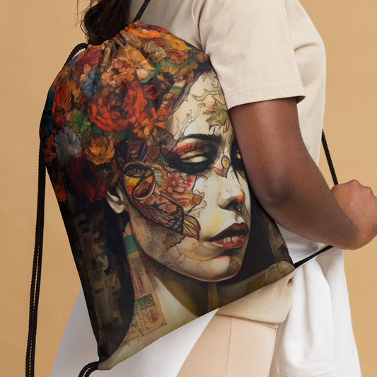 Esmeralda Drawstring Backpack One