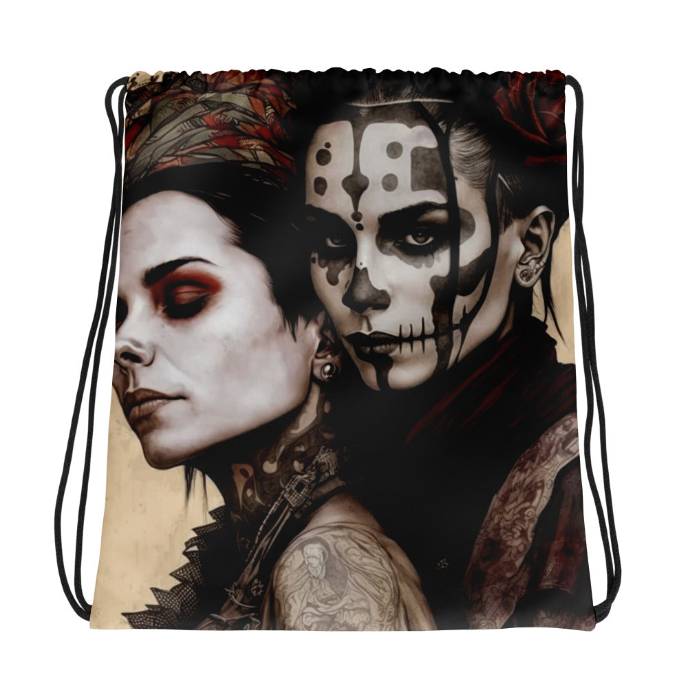 Esmeralda Drawstring Backpack Six